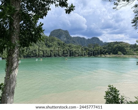 Tasik Biru,or known as Blue Lake of Bau,Kuching,Sarawak was previously a largest open-air gold and antimony mining in Sarawak in 1898-1921.In 2021,the lake being upgraded by the Tasik Biru Resort City