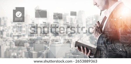 Task management workflow dashboard visualizing to-do lists, ongoing tasks, review status, and completed items to support productivity and project tracking Vouch