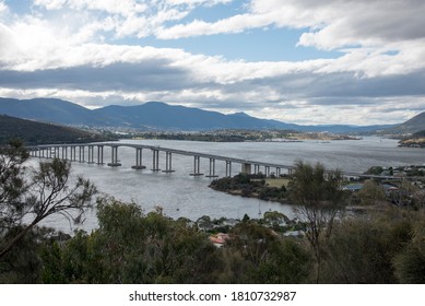 Tasman Bridge In Hobart Tasmania