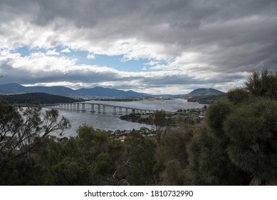 Tasman Bridge In Hobart Tasmania