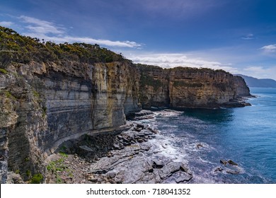 Tasman National Park Devils Kitchen Tasmania Stock Photo 718041352 ...