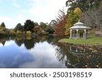 Tasmania, Australia - 05.09.2023 Beautiful view of Emu Valley Rhododendron Garden, Burnie, Tasmania, Australia