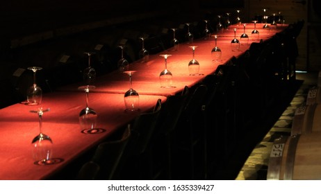 Tasting Room In A Private Winery