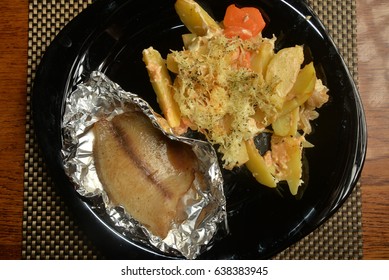 Tasty Baked Fish With Ratatouille