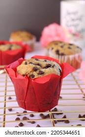 Tasty Banana Chocolate Chip Muffin