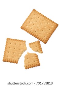 Tasty biscuits isolated