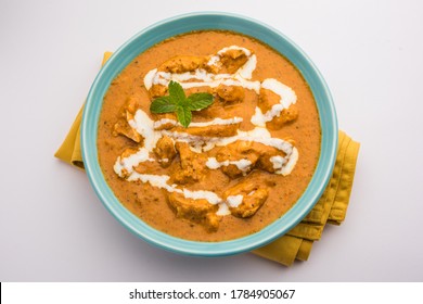 Tasty Butter Chicken Curry Or Murg Makhanwala Or Masala Dish From Indian Cuisine