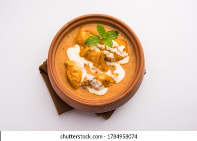 Tasty Butter Chicken Curry Or Murg Makhanwala Or Masala Dish From Indian Cuisine