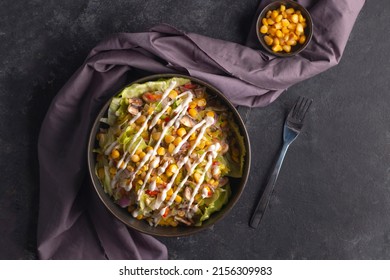 A Tasty Corn Salad With Sweet Corn 