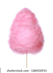 Tasty cotton candy on white background - Shutterstock ID 1384550915