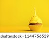 cup cake yellow