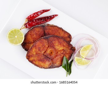 Tasty Delicious King Fish Fry White Stock Photo 1685164054 | Shutterstock