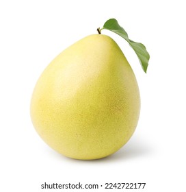 Tasty fresh pomelo fruit isolated on white - Shutterstock ID 2242722177