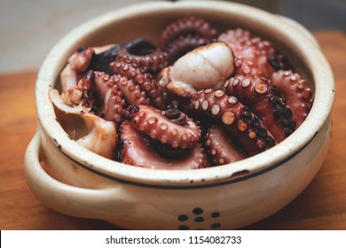 Tasty Grilled Octopus From Puglia Region, Italy