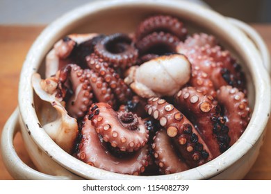 Tasty Grilled Octopus From Puglia Region, Italy