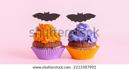 Similar – Halloween cupcakes Food