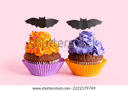 Similar – Halloween cupcakes Food