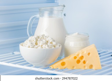 Refrigerated For Dairy Products Stock Photos Images Photography