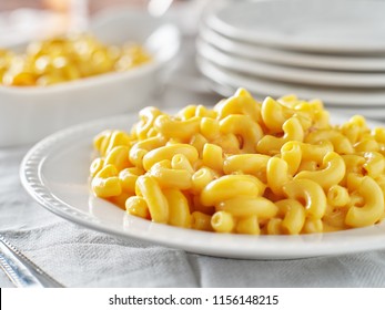 Tasty Mac And Cheese On Plate