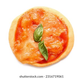 Tasty mini pizza on white background - Powered by Shutterstock