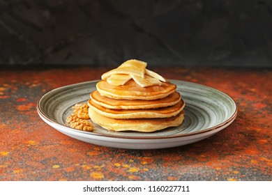 Poster 24/" x 36/" Layers Sweet Honey Pancakes Banana