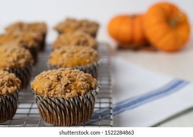 Tasty Pumpkin Coffee Cake Muffins