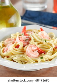 Tasty Shrimp Fettuccine Alfredo