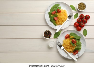 Tasty Spaghetti Squash With Tomatoes And Basil 