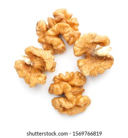 Tasty Walnuts Isolated On White