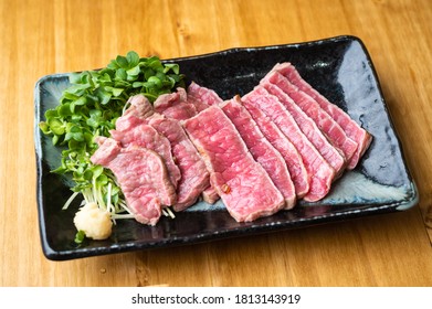 Tataki, Japanese Seared Beef Sashimi