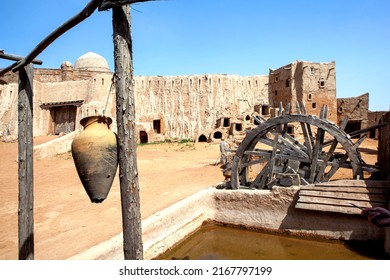 Tatar-Mongol water supply system. Sarai-Batu, an ancient city, the capital of the Golden Horde. Astrakhan region. Russia - Shutterstock ID 2167797199