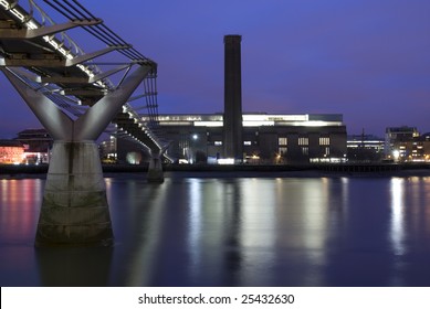 Tate Modern At Night.