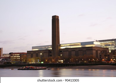 Tate Modern (the Disused Power Station) In London