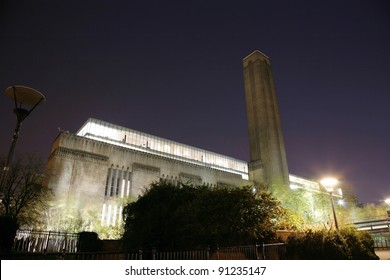 Tate Modern (the Disused Power Station) In London