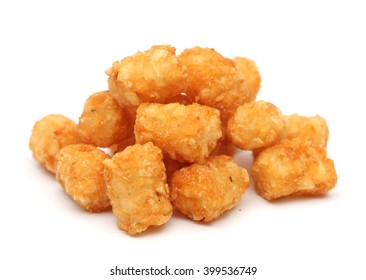 Tater tots isolated on a white background  - Shutterstock ID 399536749