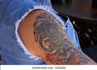 Tattoo Biker Arm