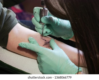 Draw Tattoo Stock Photos Images Photography Shutterstock