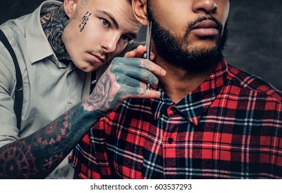 Black Men Hairstyle Images Stock Photos Vectors Shutterstock