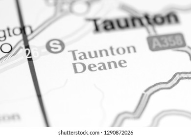 Taunton Deane. United Kingdom On A Map