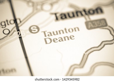 Taunton Deane. United Kingdom On A Map