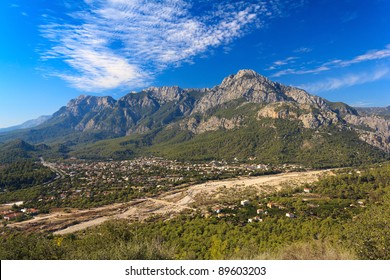 Taurus Mountains In Goynuk, Turkey