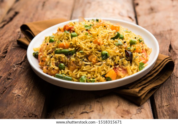 Tawa Pulaopulavpilafpilau Indian Street Food Made Stock Photo ...