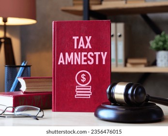 Tax amnesty is shown using a text