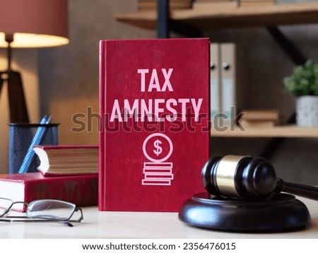 Tax amnesty is shown using a text