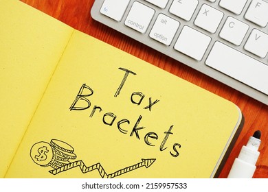 Tax Brackets Are Shown Using A Text