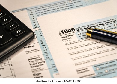 Blank Form 1040 Us Individual Income Stock Photo 1919797523 | Shutterstock