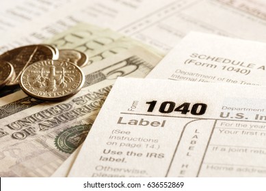 Tax Forms For The IRS Income 1040 Form