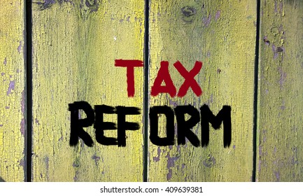 Tax Reform Concept
