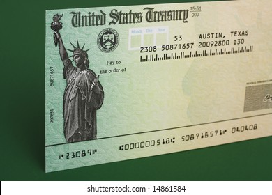 tax refund check green background 260nw 14861584