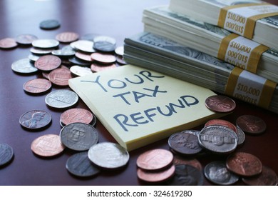 Tax Refund Stock Photo